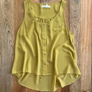 Comme tu adorable yellow top